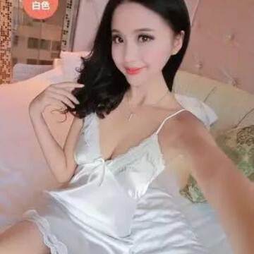 Sexy lace cami set - white satin sleepwear with delicate lace details, perfect for womens evening wear and romantic moments.