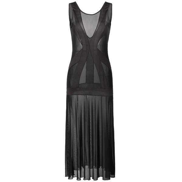 S6XL Plus Size European and American Lingerie Mesh Lace Slip Dress – Sexy Long Nightgown for Women - 7834 Black