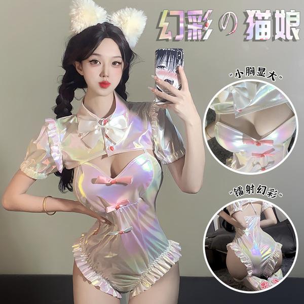 Guoyun QQNY Cosplay Swimsuit - Kawaii Backless Sexy Bikini Inspired by Suger-chan