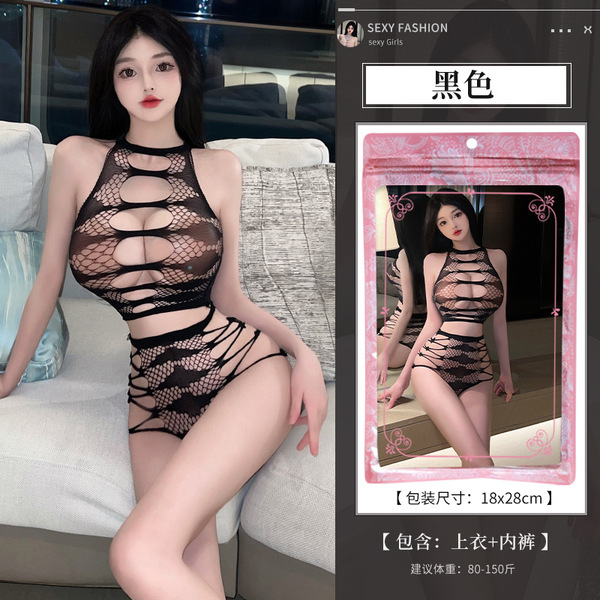 Sexy Student Uniform Set - JK Style Plaid Pleated Skirt & Top, Cute Yet Seductive Outfit for Adults - TB 8888 Black