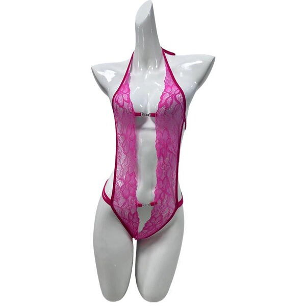 Sensual Japanese-Style JK Uniform Bodysuit – Pure & Tempting Schoolgirl Cosplay Deadstock Swimsuit - 9091 - Rose Red Three-Point Bodysuit