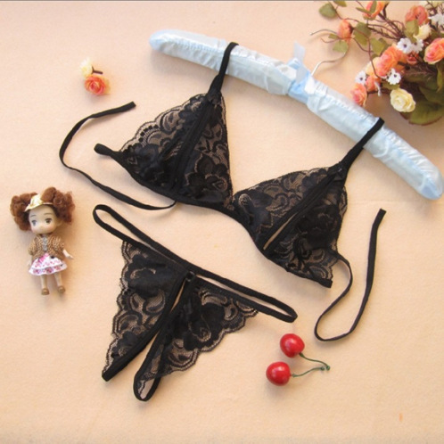 Passion Play Lingerie Set - No-Remove Seductive Sleepwear & Roleplay Outfit for Couples - Active three-point gift