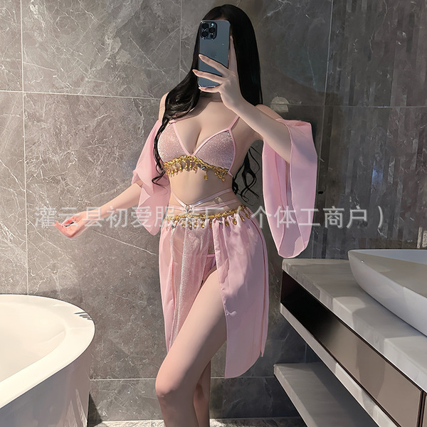 Chu ai hanfu-inspired seductive bodice set - chinese traditional style lingerie for women, dropshipping ready