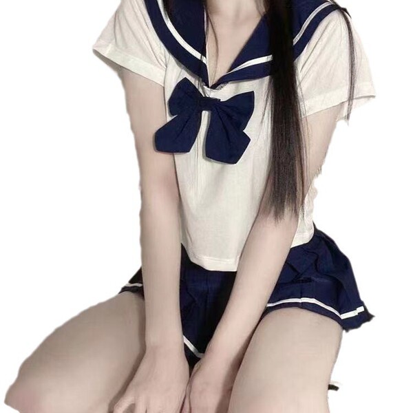 New cute jk uniform skirt - sexy sailor style school outfit for students & nightclub wear