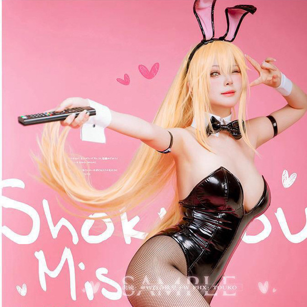Glossy pvc bunny girl costume set featuring a sexy sm role play outfit with bunny ears, perfect for cosplay and bedroom fun.