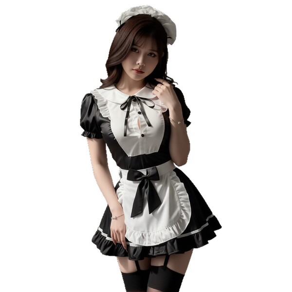 Hemei maid costume cosplay outfit - sexy lingerie set with seductive uniform style for role play & bedroom fun