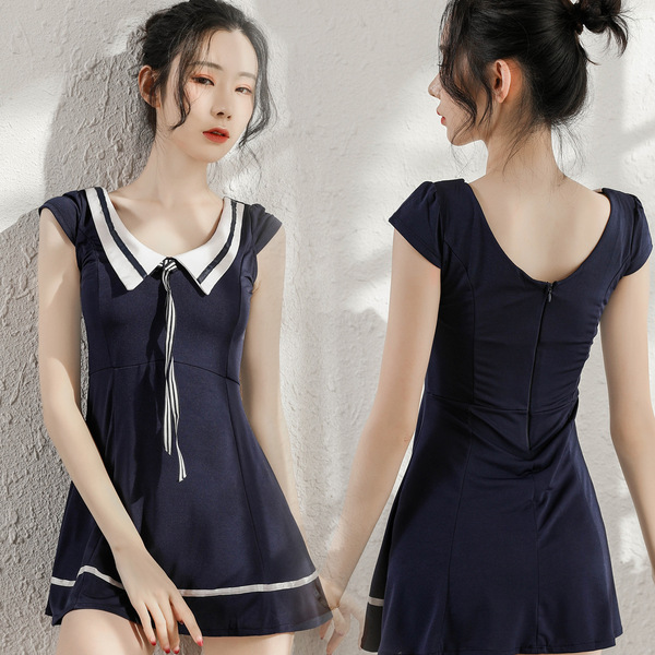 Japanese style cute sailor uniform set for women - sexy schoolgirl dress with bow & pleated skirt