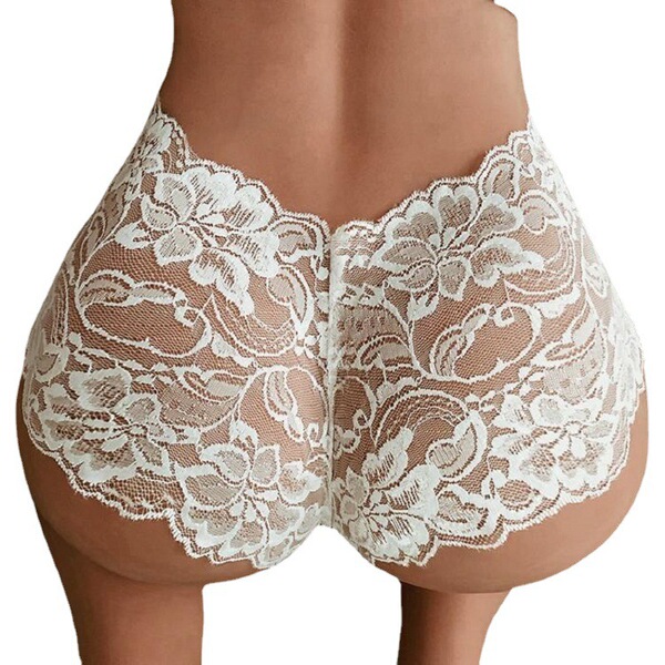 Lace sexy bikini panties set – cute teen girl style lace-trimmed briefs, european & us design