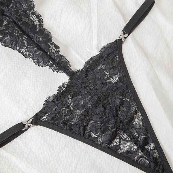 Lace sheer bodysuit for women - sexy full-lace erotic lingerie, european & us style intimate wear
