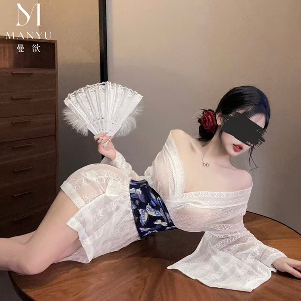 Elegant vintage-inspired sheer silk robe with intricate embroidery, perfect for hanfu enthusiasts seeking a touch of classica...