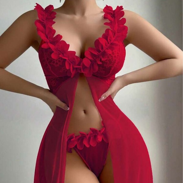 Pure allure lace slip dress - sexy low-cut strapless long dress for women, elegant bridal & lingerie styling