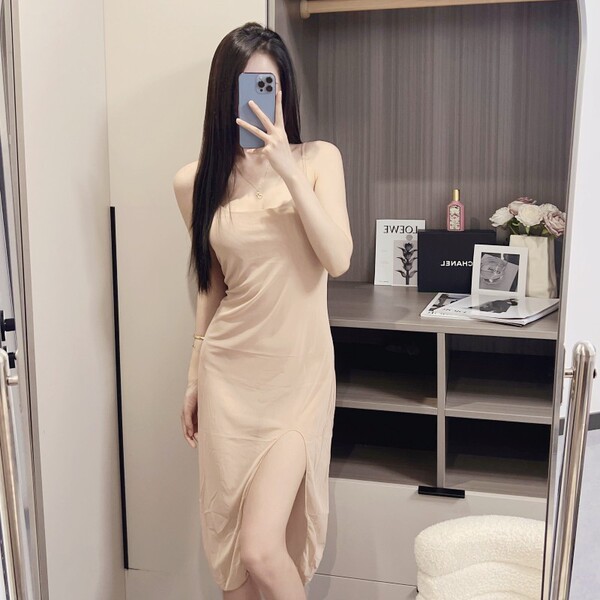 Sexy sheer lace sleep dress with long nightgown design, perfect for romantic moments.