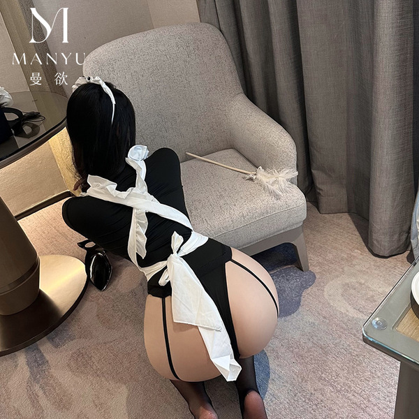 Mandyu sexy maid costume - seductive lingerie outfit for role play, midnight temptation ensemble
