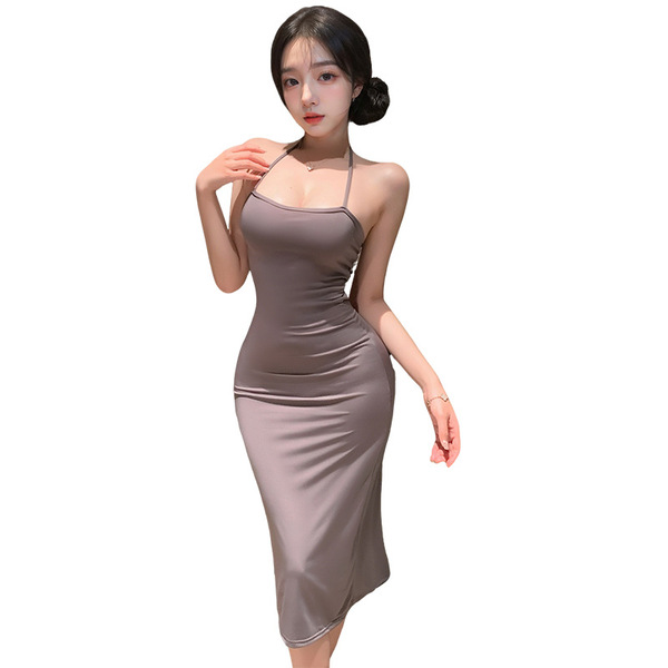 A stylish, form-fitting bodysuit dress with a sleek design, perfect for mature women seeking elegance and comfort.