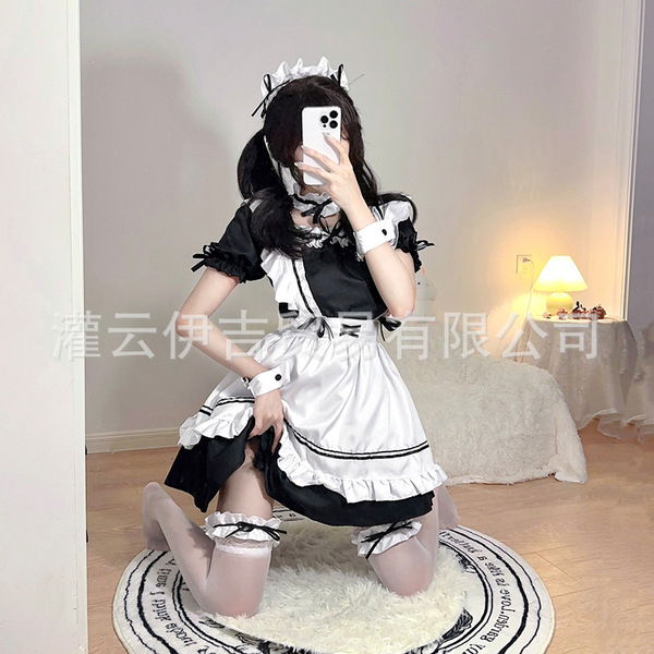 Miracle nikki world tour lolita maid dress - cute anime costume outfit for cosplay & fashion