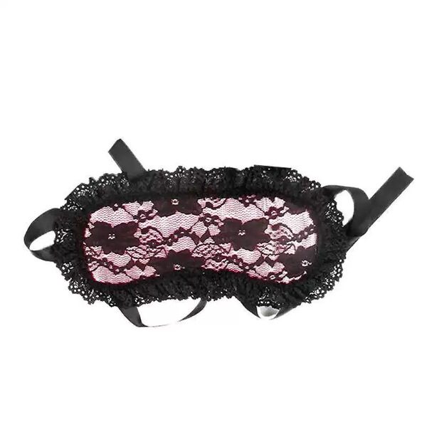 Feiniao Moon Gazer Sexy Lace Bodysuit Dress - Shiny Nightclub Outfit for Small Bust, No-Remove Lingerie Dress - Individual lace eye mask [pink]