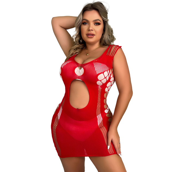Red sexy lace bodycon mini dress with cut-outs, perfect for nightclub & club outfits - style