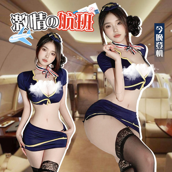 Sailor girl costume set - cute student uniform & police-themed lingerie outfit for women, featuring playful design elements a...