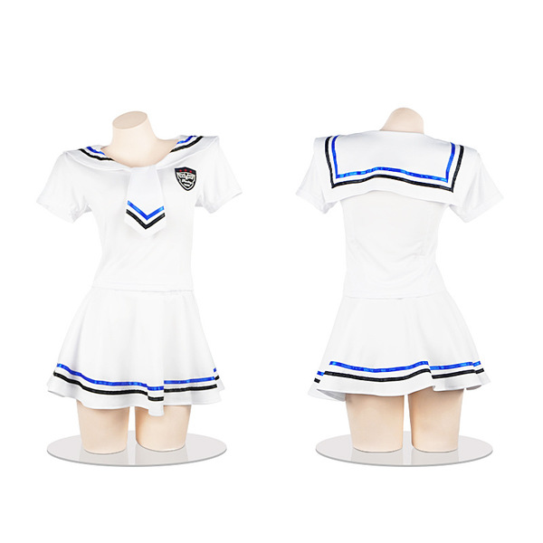 Sailor-style sexy jk uniform set for women - pure & alluring schoolgirl costume, plus size available