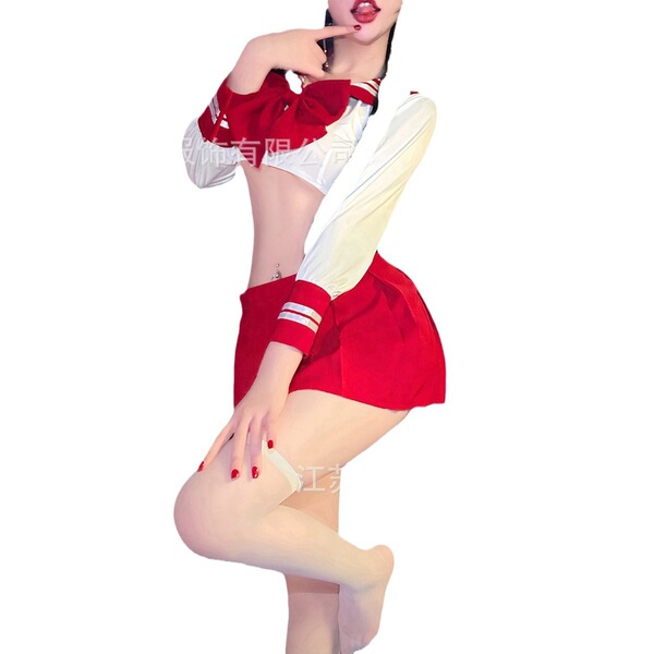 Sexy jk uniform set featuring lace bra and pleated skirt, perfect for role play outfits. ideal for women seeking stylish and ...