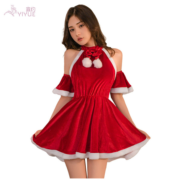 Sexy christmas bunny costume for women - holiday role play lingerie outfit, stage & party wear