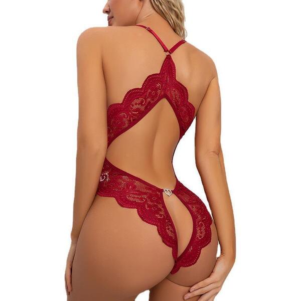 Wholesale sexy lingerie sets featuring intricate lace design, perfect for womens erotic sleepwear. high-quality eu-us export ...