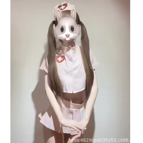 Sexy nurse costume outfit - hot role play lingerie set, easy-on seductive uniform for adults