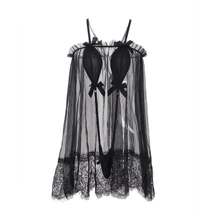 Sexy plus size sheer lingerie set - seductive no-remove sleepwear for women, passionate & flirty nightwear