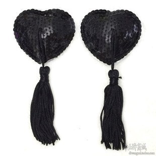 Suoqing Plus Size Sexy Lingerie Set - Sheer Lace Peekaboo Bodysuit with Open Crotch & Busty Cutouts - Tassel nipple covers