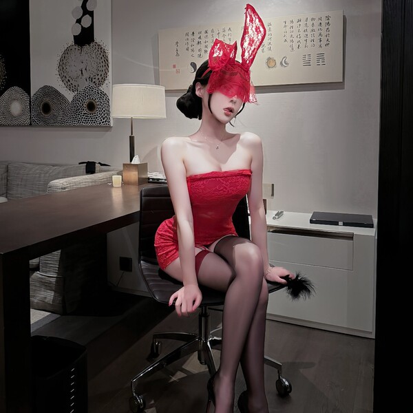 Sexy red lace corset mini dress, perfect for new year eve party outfits, offering elegant bodycon fit.