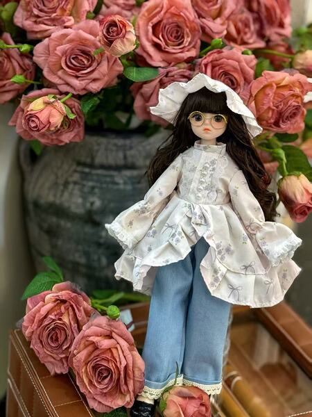 30cm BJD Doll 6-Part Jointed Doll Toy Set with Cute Outfits – Wholesale Price - Purple Manta