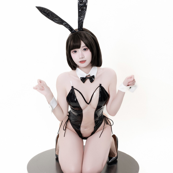 Bunny Costume Set - Semi-Transparent Sexy Bunny Girl Outfit for Cosplay & Role Play