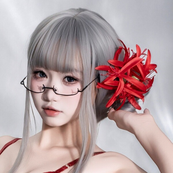 Chinese Floral Hair Clip Set – Sexy Pure-Chic Flower Hairpins for Buns, Side Braids & Ponytails