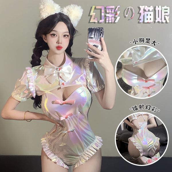 Guoyun QQNY Cosplay Swimsuit - Kawaii Backless Sexy Bikini Inspired by Suger-chan