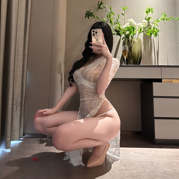 Night Silk Seductive Lace Long Dress - High Slit Busty Femme Fatale Costume, Sexy Uniform Style