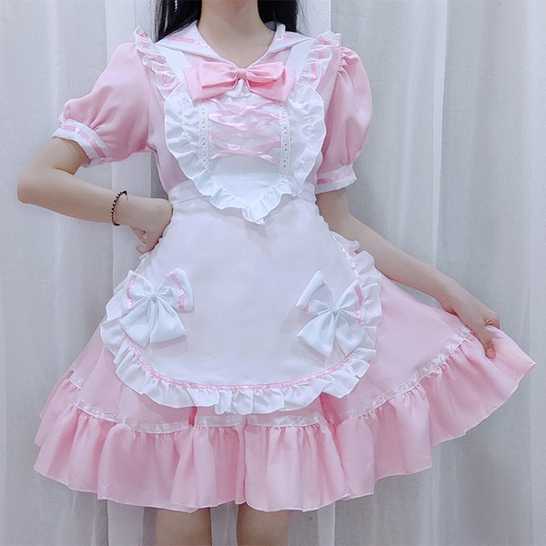 Miracle Nikki Cosplay Maid Dress - Sweet Lolita Travel Collection Outfit for Women
