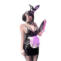 Seductive Bunny Girl Lingerie Set - Provocative Sleepwear, No-Remove Naughty Costume for Women thumbnail