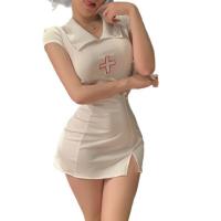 Pure & Playful Lingerie Set – Nurse-Themed Sexy Sleepwear for Women, Seductive Costume-Inspired Intimate Apparel thumbnail