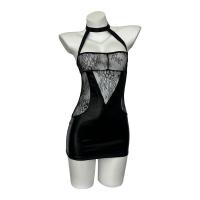 Pure Temptation Lace Bodysuit Set - Sheer Strapless Role Play Lingerie Outfit for Women thumbnail