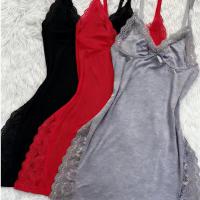 Butterfly Knot Split Slit Cami Sleep Dress – Sexy Lingerie-Inspired Pure & Tempting Nightwear for Women thumbnail