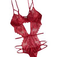 Lace Sheer Bodysuit for Women - Sexy European Style Erotic Lingerie, Ultra-Feminine Full-Lace Intimate Wear thumbnail