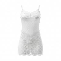 NightSiYeSe Transparent Lace Sleep Dress - Sexy Sheer Mesh Camisole Nightgown, Pure & Tempting Style for Women thumbnail