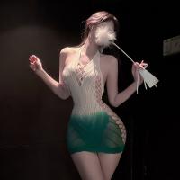 Women's Europe and America-Style Sensual Lingerie Set - Sheer Mesh Bra & Panty with Tear-Away Design, Sexy & Elegant