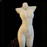 Sexy Sleepwear Set for Small Bust - Push-Up Lingerie Outfit, No-Remove Bedroom Costume, Midnight Passion Ensemble thumbnail