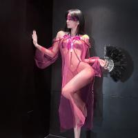 Sensual Lace Lingerie Set with Sheer Mesh & High-End Stockings – Sexy, Playful, Wearable Elegance