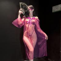 Sensual Lace Lingerie Set with Sheer Mesh & High-End Stockings – Sexy, Playful, Wearable Elegance thumbnail
