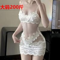 Luxury French-Style Sheer Lace Lingerie Set - Romantic Vacation Sensual Mesh Bodysuit with Ties