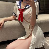 Xintao Sexy Nurse Costume Set - Role Play Lingerie Outfit with Sweet & Seductive College Style Uniform thumbnail