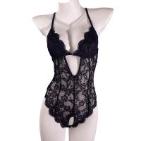 Sexy Lace Open-Crotch Bodysuit for Women – Sheer Seductive Sleepwear & Naughty Costume Outfit thumbnail