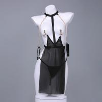 Sexy Sheer Lingerie Set - Transparent Seductive Women's Erotic Costume for Role Play & Intimate Nights